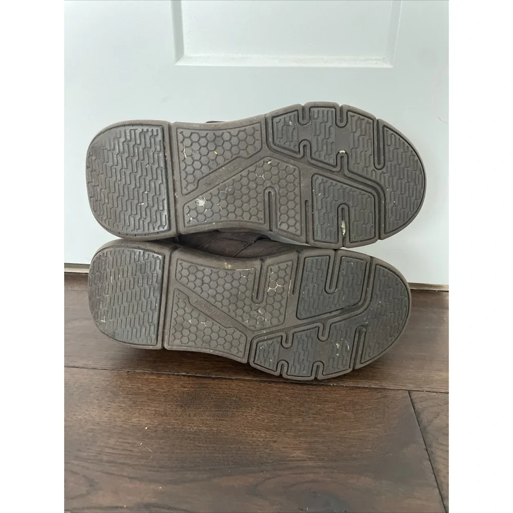 Fitville Brown Strap‎ Diabetic Shoes Mens Size 9.5 Wide